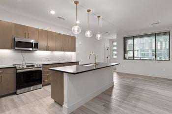 Modern kitchen with island